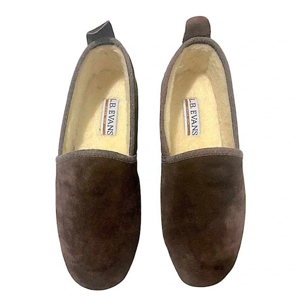 NEW Vintage New L.B Evans Brown Suede Arctic Opera Size 12